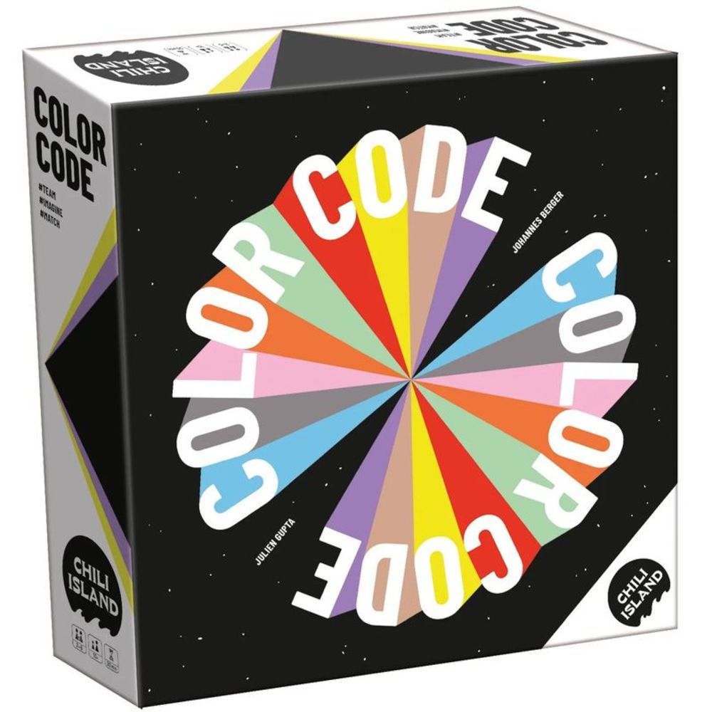 Color Code Chili Island Party Board Game